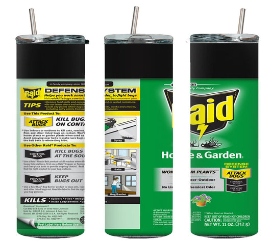 Raid House and Garden - tumbler