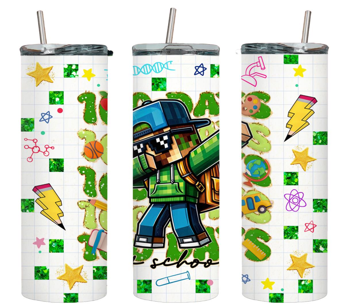 100 Days of School-8780 - tumbler