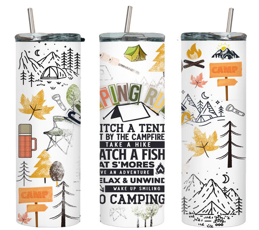 Camping Rules-8481 - tumbler