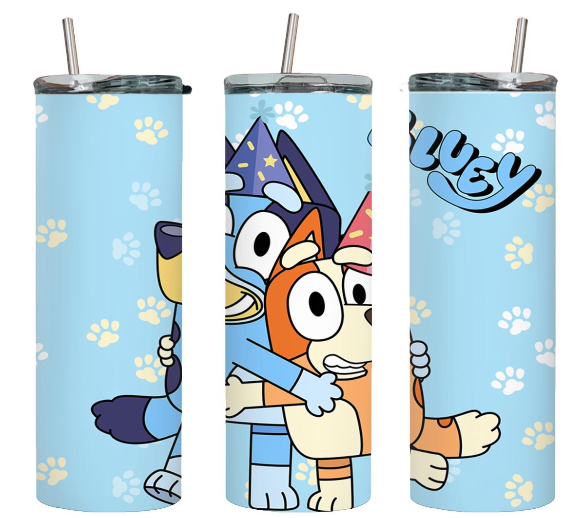 Blue Dog - tumbler