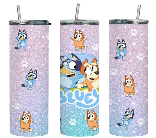 Blue Dog - tumbler
