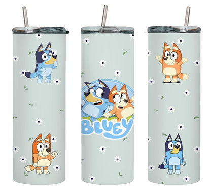 Blue Dog - tumbler