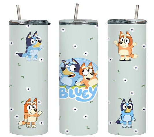 Blue Dog - tumbler
