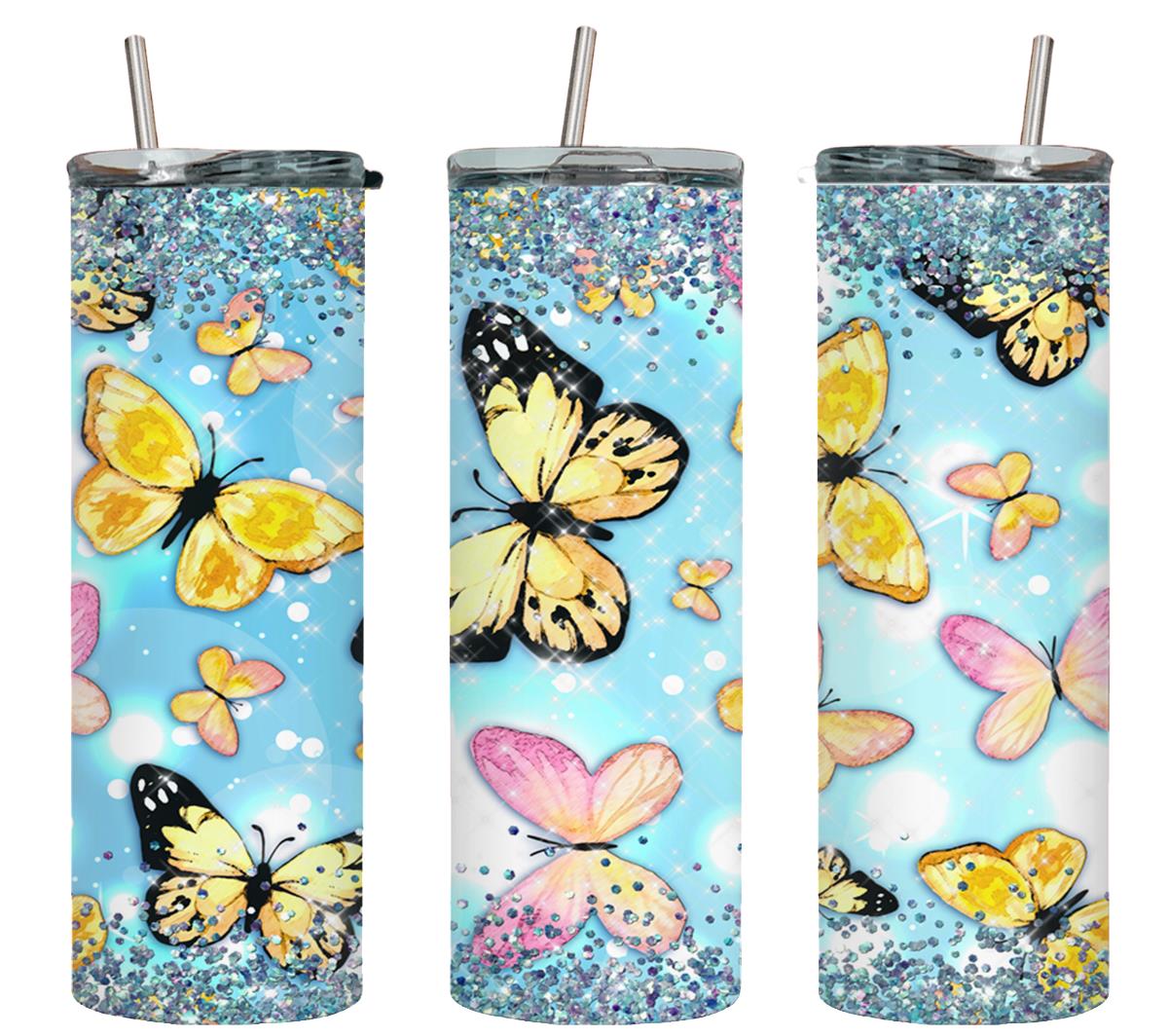 Butterflies - tumbler