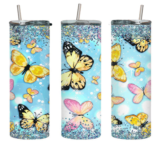 Butterflies - tumbler