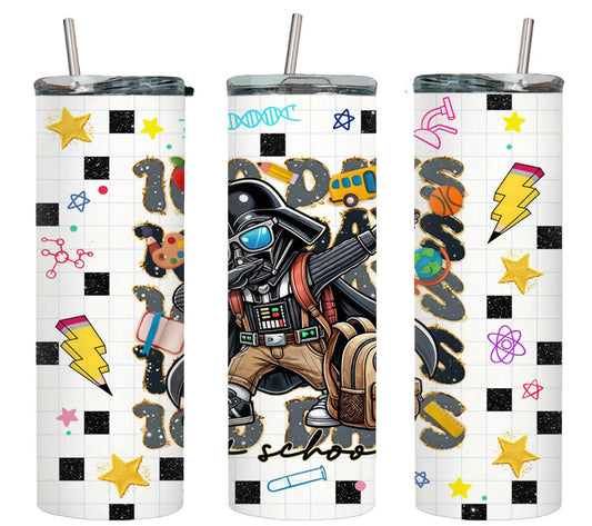 100 Days of School - tumbler