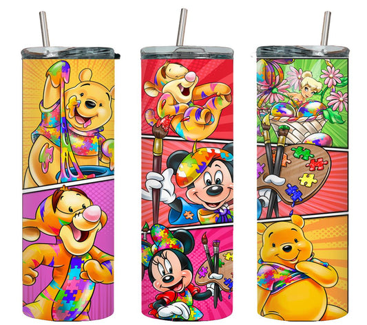 Friends for Autism Tapered-8844 - tumbler