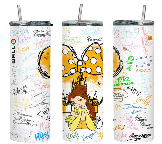 Princess Belle-9308 - tumbler