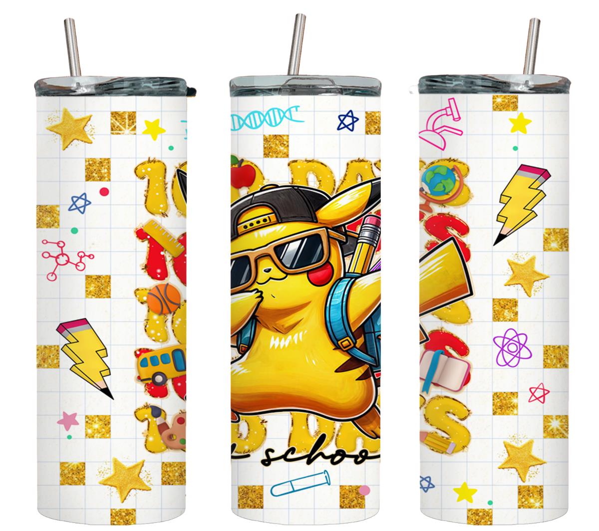 100 Days of School - tumbler