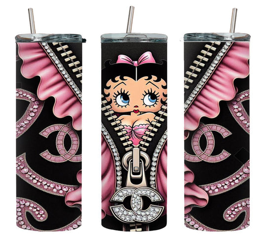Pink Bling Sexy Girl - tumbler