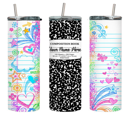 Personalized Back to School-8092 - tumbler
