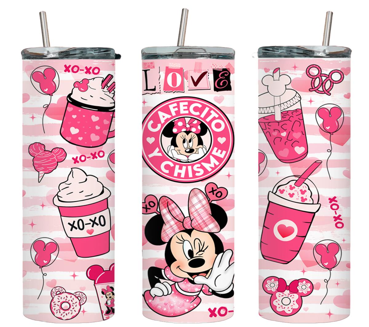 Love Cafecito y Chisme Mousy Girl-8804 - tumbler