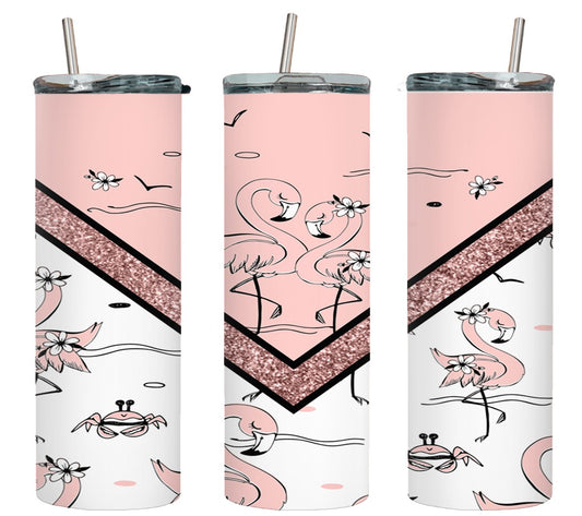 Vee Flamingo - tumbler