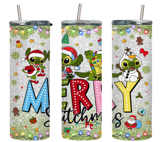 Alien Christmas-8888 - tumbler