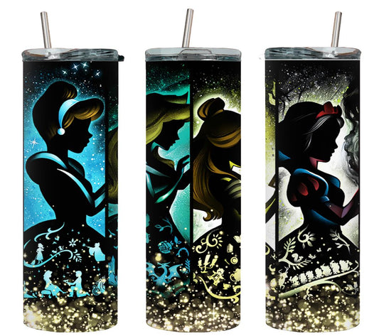 Neon Princess-9412 - tumbler