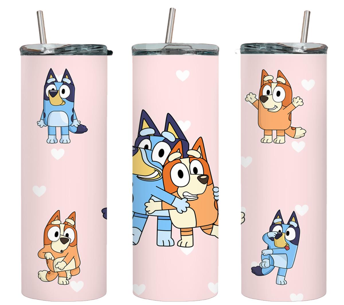 Blue Dog - tumbler