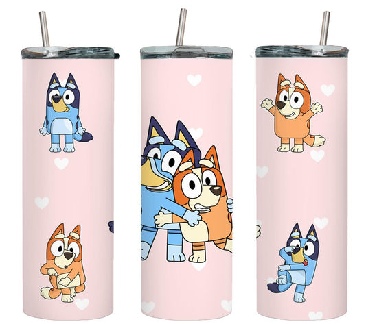 Blue Dog - tumbler