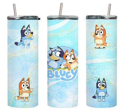 Blue Dog - tumbler