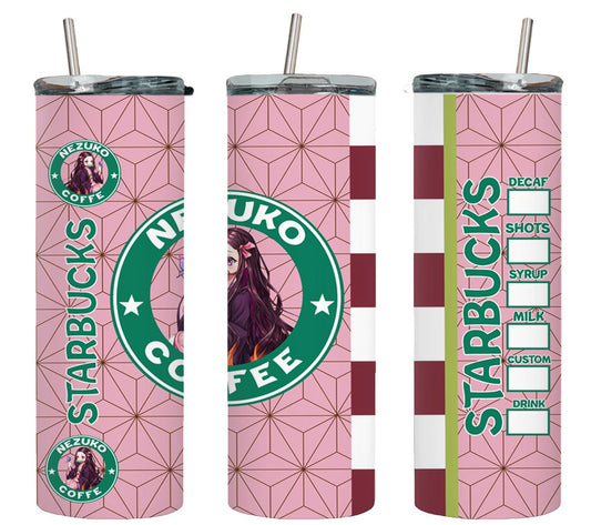 Demon Anime Coffee-8618 - tumbler