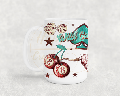 Wild Card-345 Mugs - 345-15OZ-White