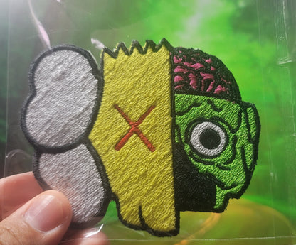 Embroidered Patch KawFace embroidered patch - embroidered patch