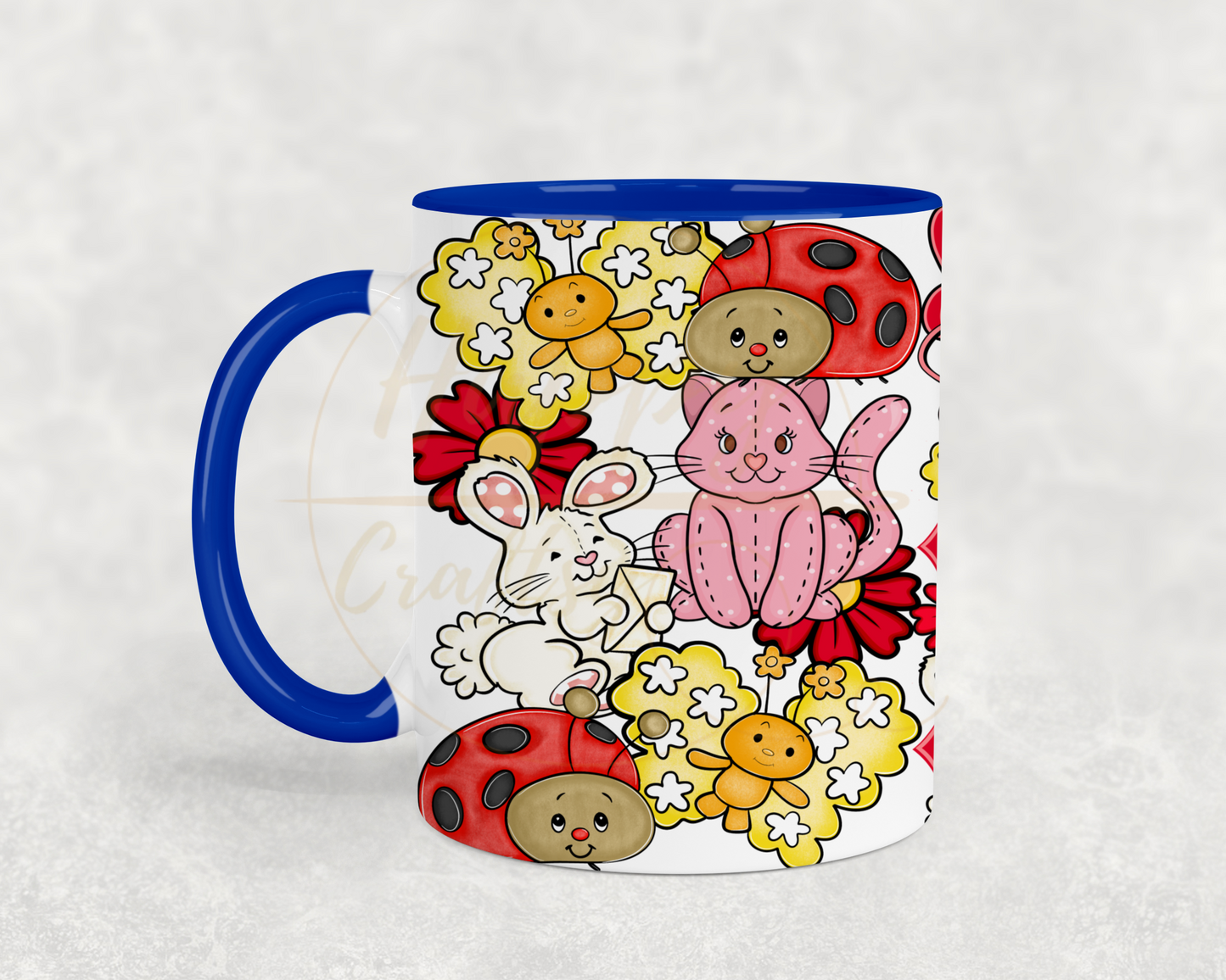 Strawberry Blossom Cottage.-551 Mugs - 551-11OZ-Dark Blue