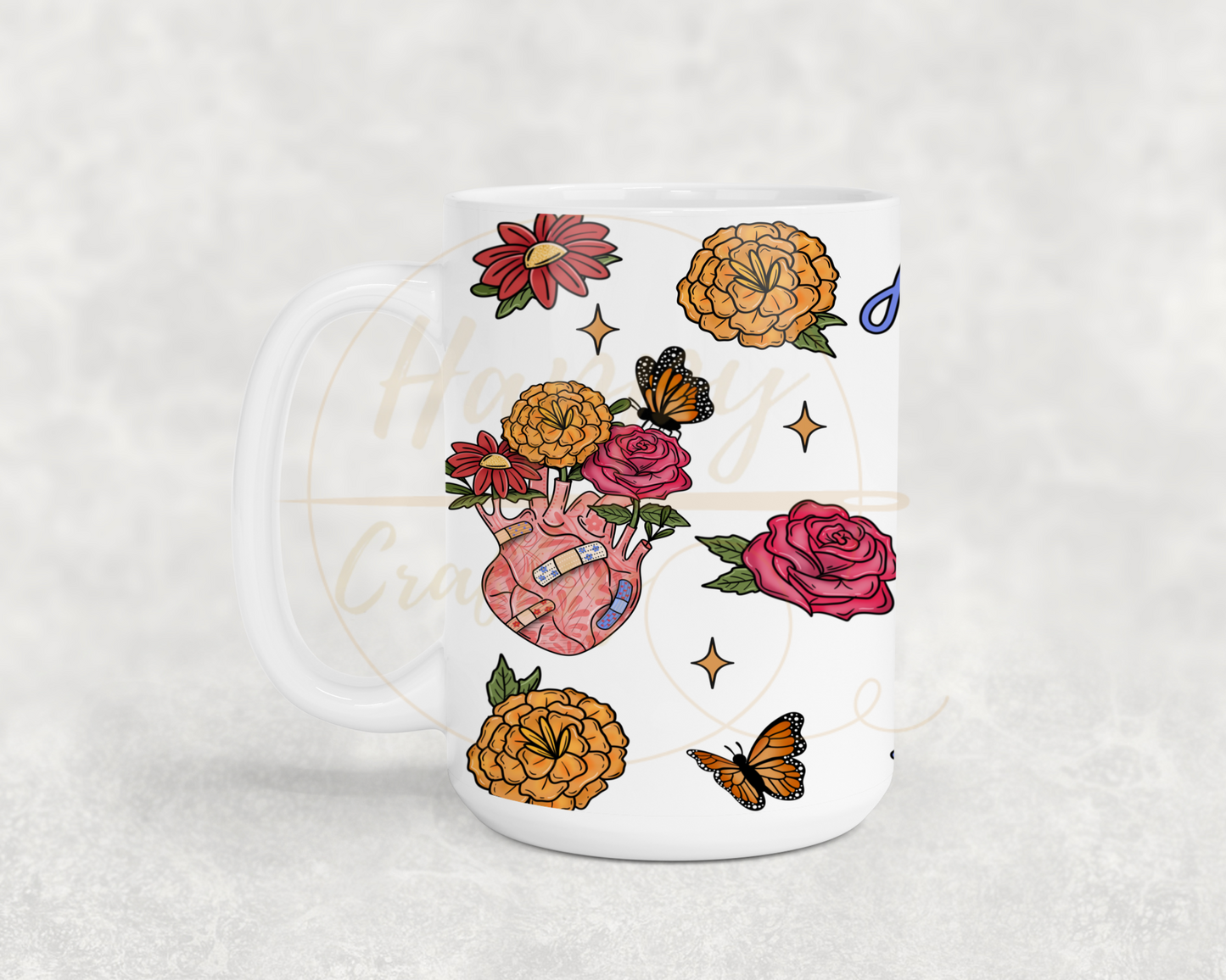 Aguanta Corazon-504 Mugs - 504-15OZ-White
