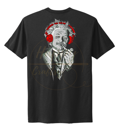 EINSTEIN, THINK. CREATE .RESIST-355 T-shirt - 355-S-Black, 355-M-Black, 355-L-Black, 355-XL-Black, 355-2XL-Black, 355-3XL-Black