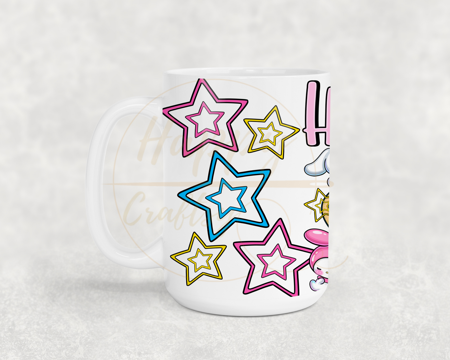 Cute Squad Glow Up-530 Mugs - 530-15OZ-White
