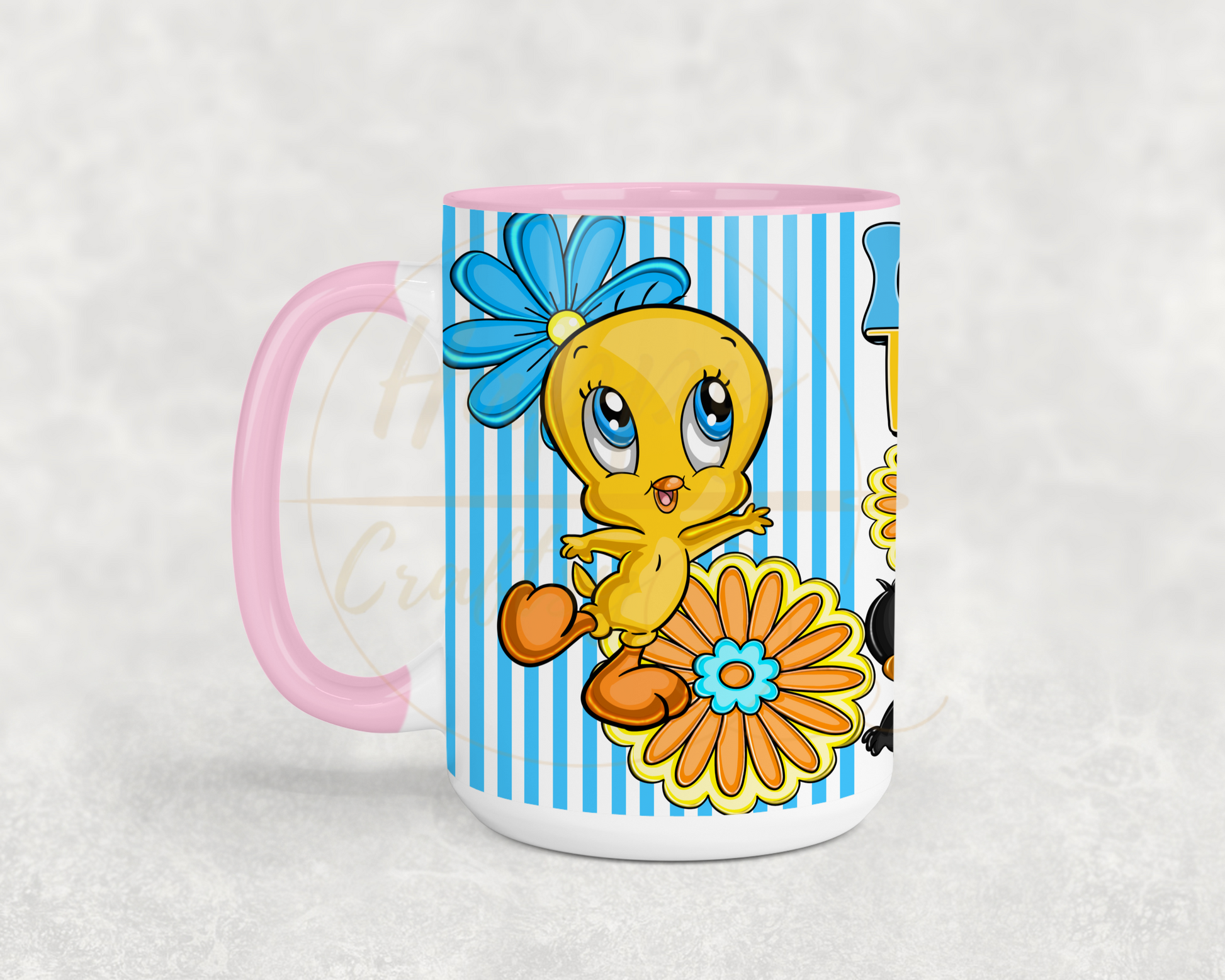 Tiny Friends Adventure-555 Mugs - 555-15OZ-Pink