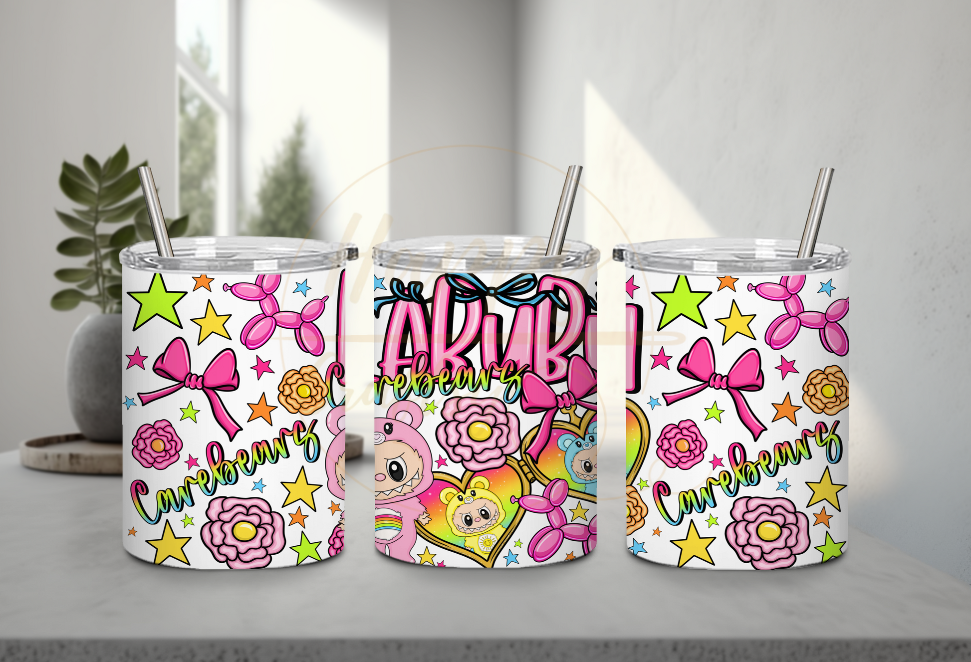 Colorful Friends Parade-541 Tumbler - 541-10OZ-White