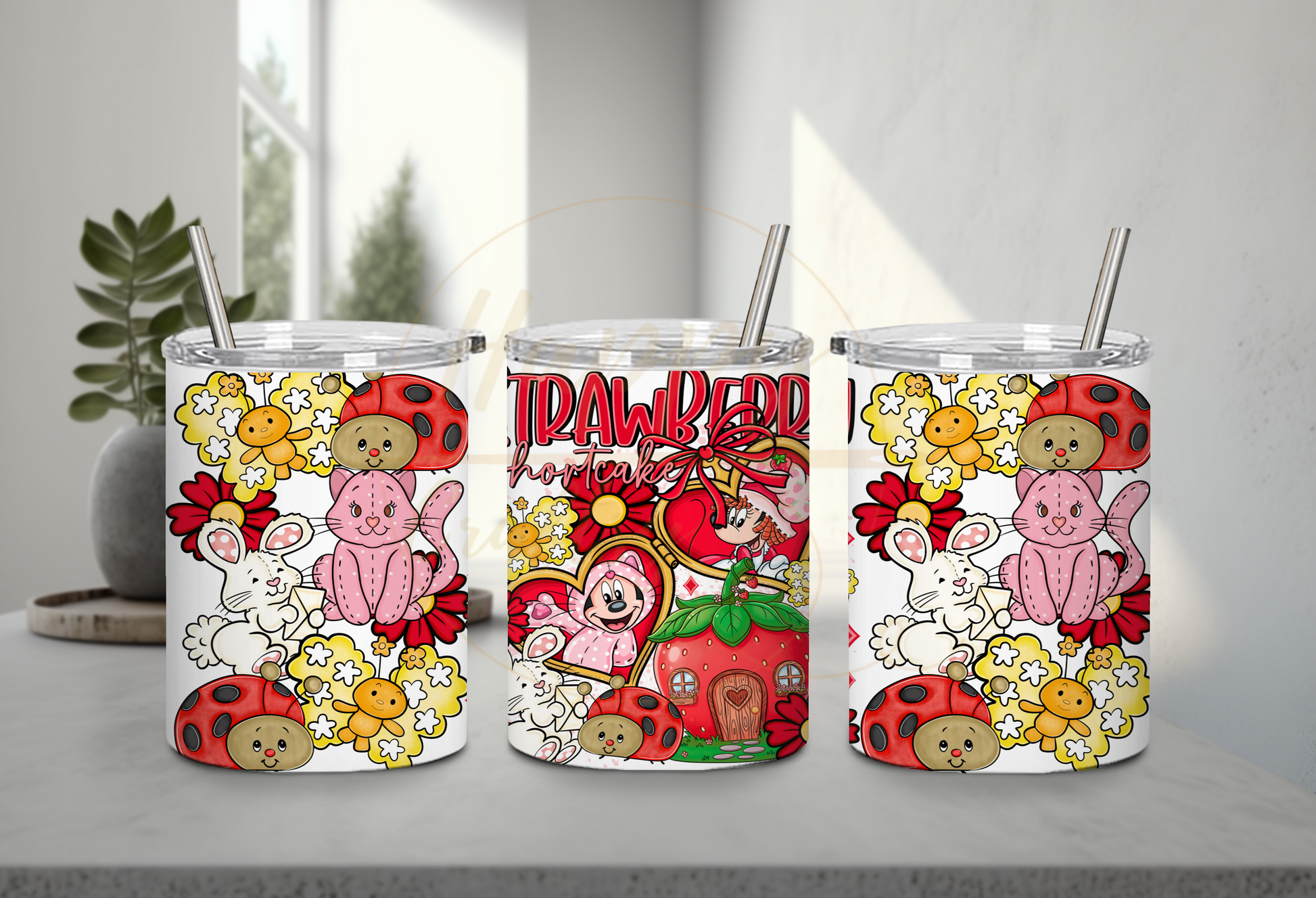 Strawberry Blossom Cottage.-551 Tumbler - 551-10OZ-White