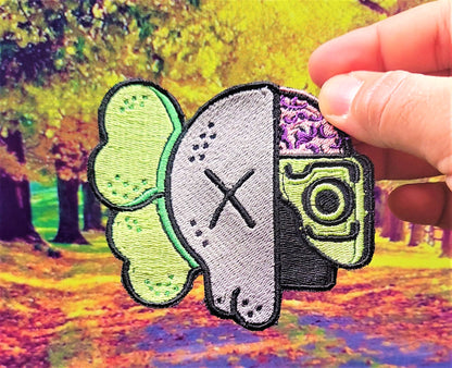 Embroidered Patch KawFace - embroidered patch