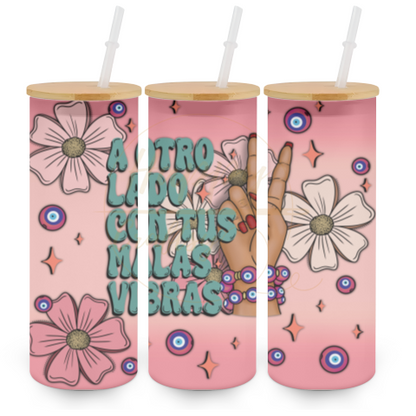A Otro Lado-517 Glass Can - 517-25OZ-Frosted 25oz