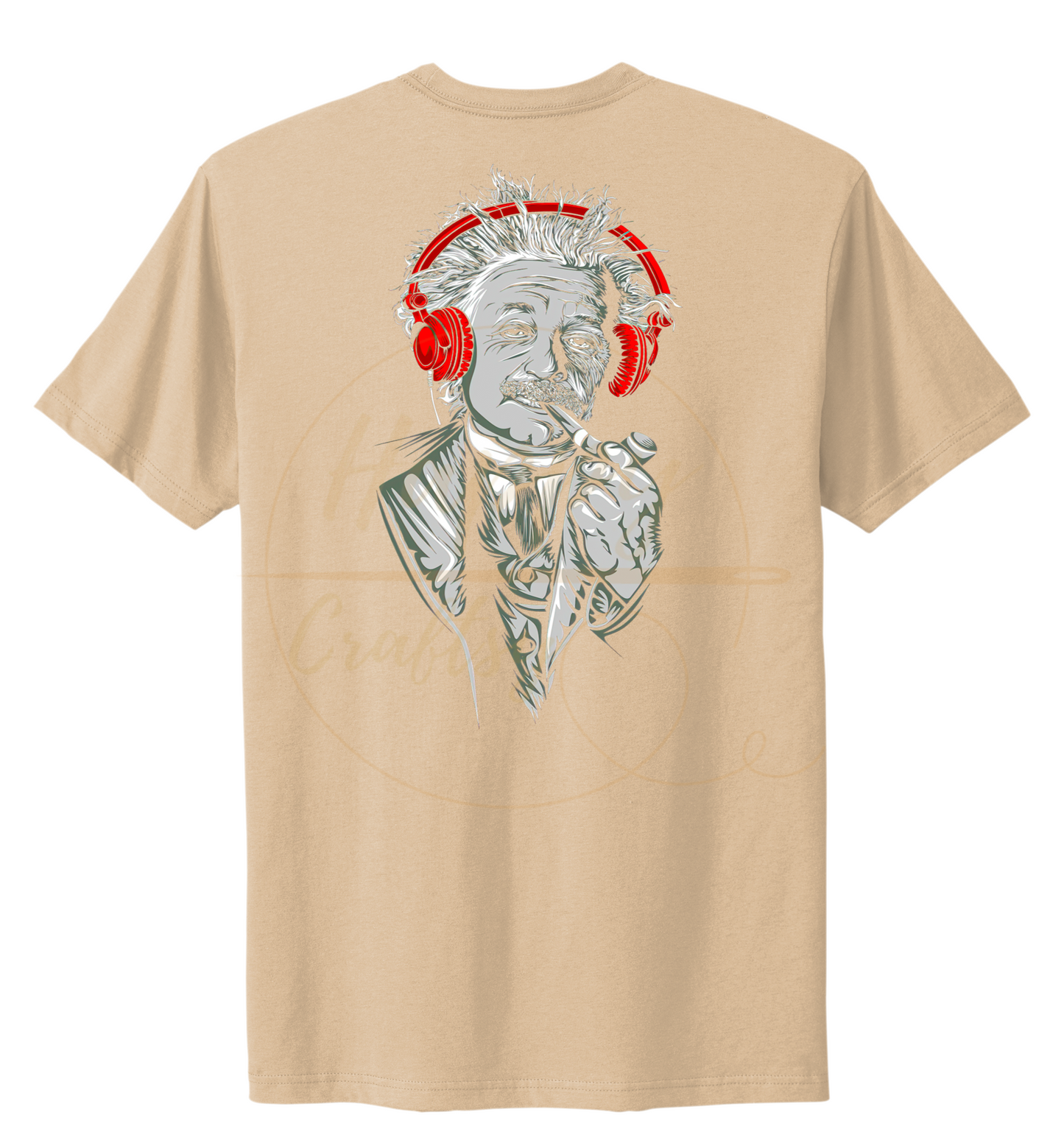 EINSTEIN, THINK. CREATE .RESIST-355 T-shirt - 355-S-Cream, 355-M-Cream, 355-L-Cream, 355-XL-Cream, 355-2XL-Cream, 355-3XL-Cream