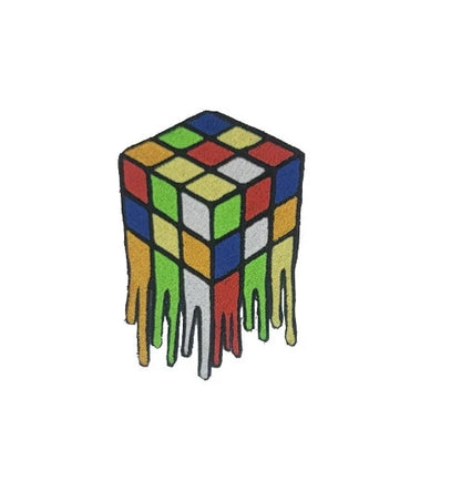 Rubik's Cube - embroidered patch