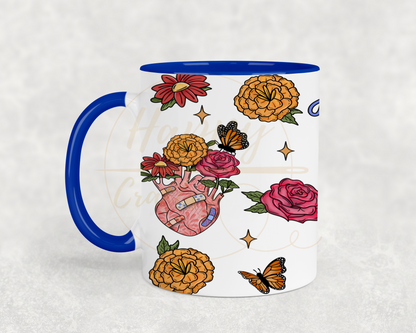 Aguanta Corazon-504 Mugs - 504-11OZ-Dark Blue