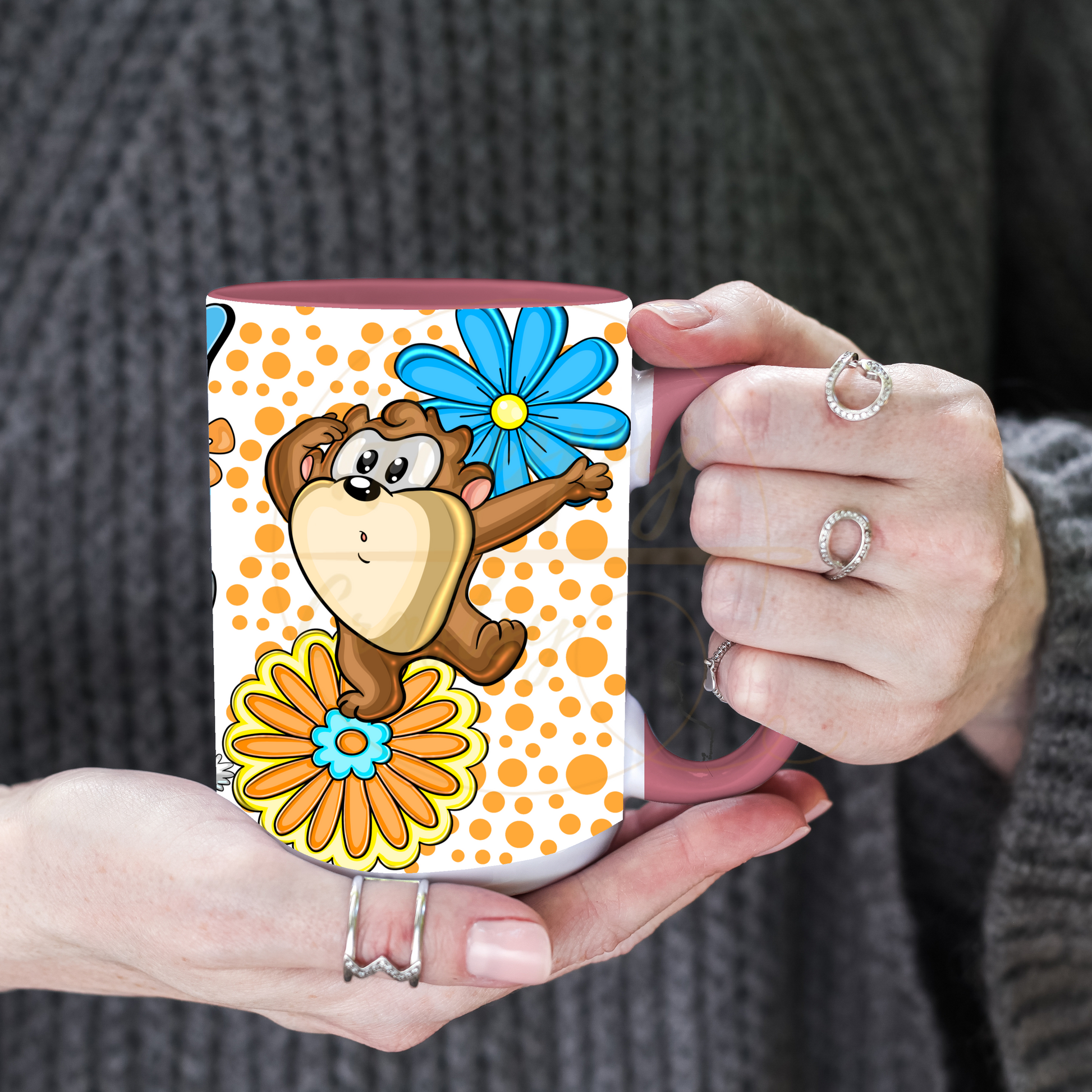 Tiny Friends Adventure-555 Mugs - 555-15OZ-Pink