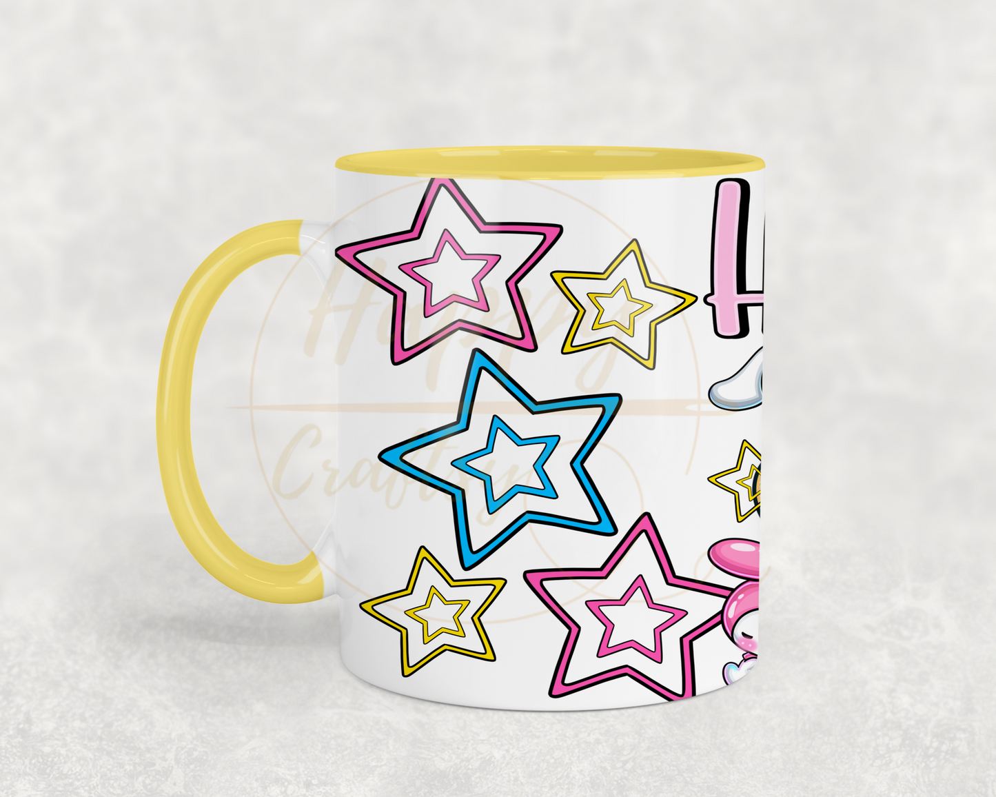 Cute Squad Glow Up-530 Mugs - 530-11OZ-Yellow