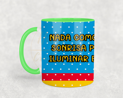 Sunny Smile Vibes-493 Mugs - 493-11OZ-Green