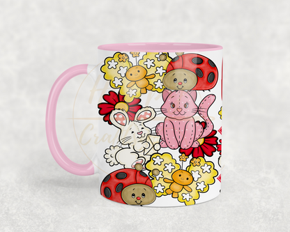 Sweet Berry Garden Friends-554 Mugs - 554-11OZ-Pink