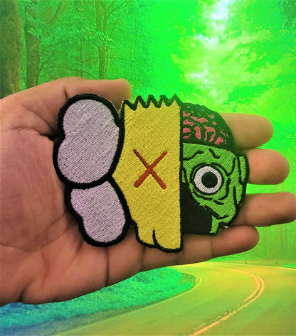 Embroidered Patch KawFace - embroidered patch