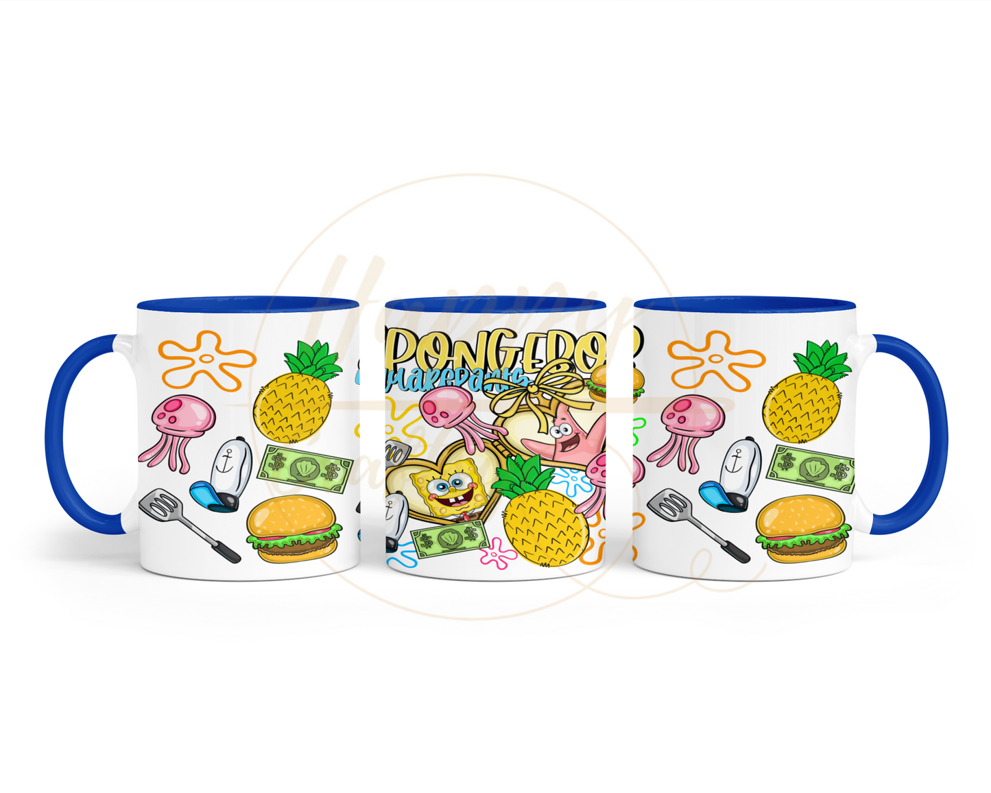 Undersea Fun Vibes-557 Mugs - 557-11OZ-Dark Blue