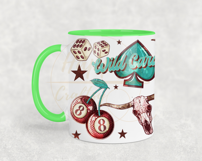 Wild Card-345 Mugs - 345-11OZ-Green