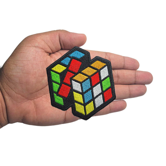 Rubik's Cube - embroidered patch