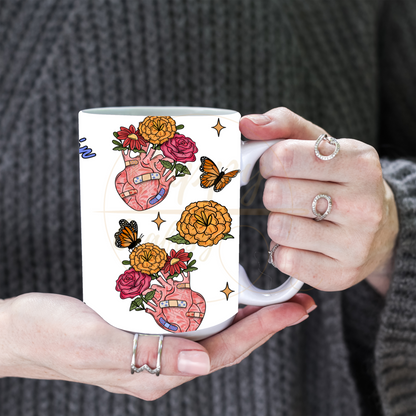 Aguanta Corazon-504 Mugs - 504-15OZ-White