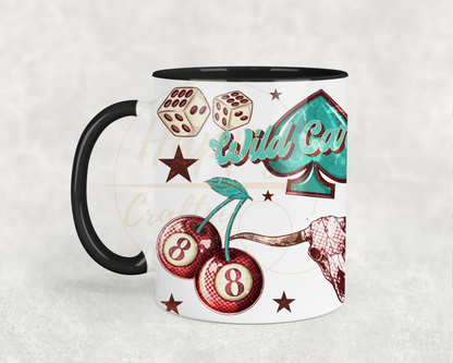 Wild Card-345 Mugs - 345-11OZ-Black