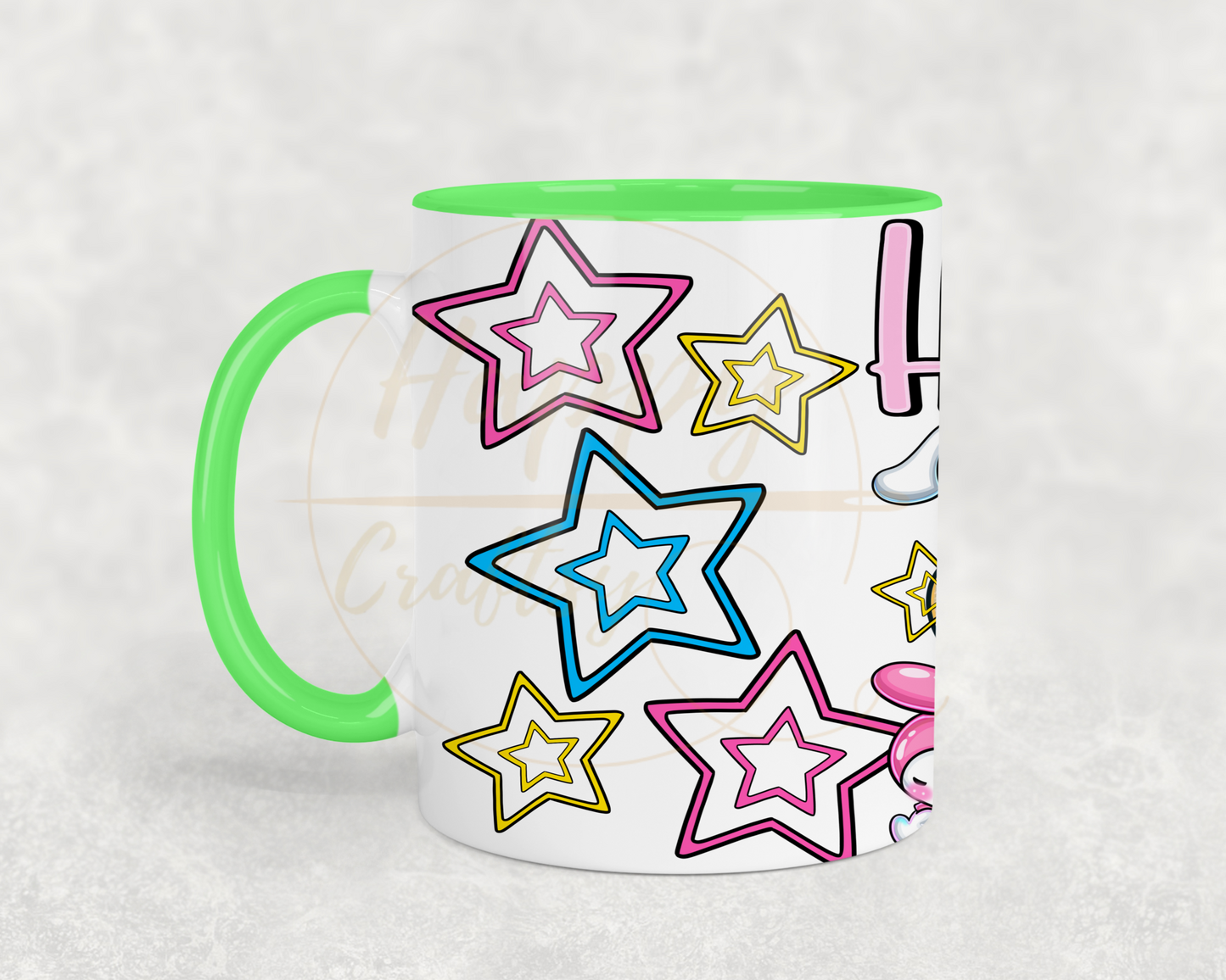 Cute Squad Glow Up-530 Mugs - 530-11OZ-Green
