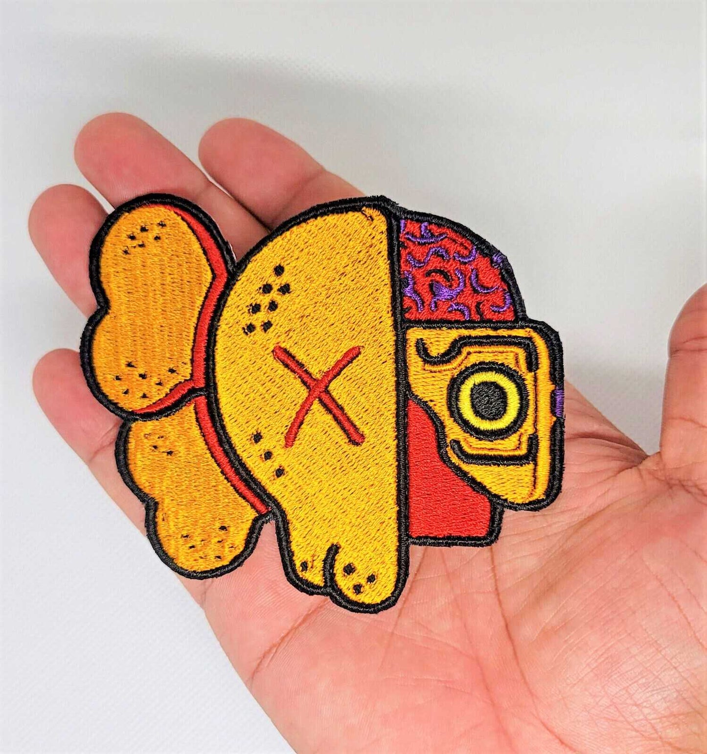 Embroidered Patch KawFace - embroidered patch