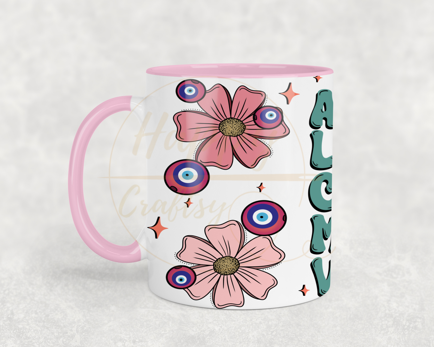 A Otro Lado-517 Mugs - 517-11OZ-Pink